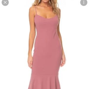 Katie May Sleeveless draped back Twirl dress NWT